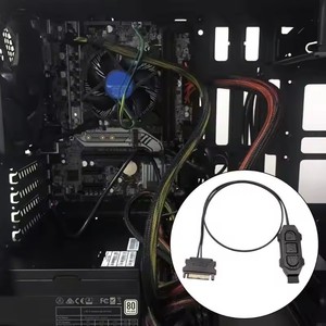 Controller di alimentazione 5V 3 Pin ARGB Controller per la sincronizzazione dell'illuminazione della ventola del Computer e strisce luminose di regolazione della velocità - Product Image 3