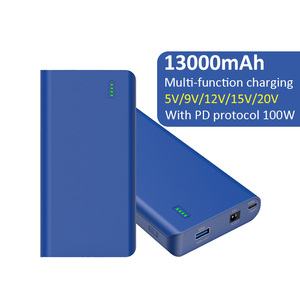 ラップトップ/ディスプレイ/ルーター/WIFI/スイッチ/ラズベリーパイ用PD100W QC18W 12V3A DC 13000mAhポータブルリチウムイオンパワーバンク - Product Image 1