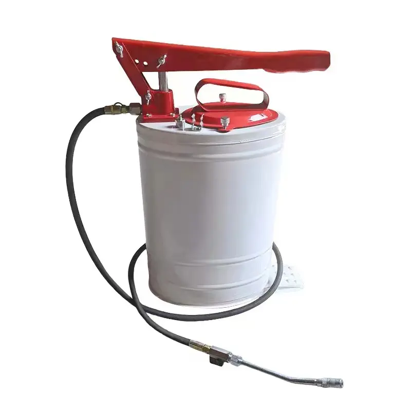Manual Grease Pump Oval Lubrication Bucket - 20L High Pressure Oiler