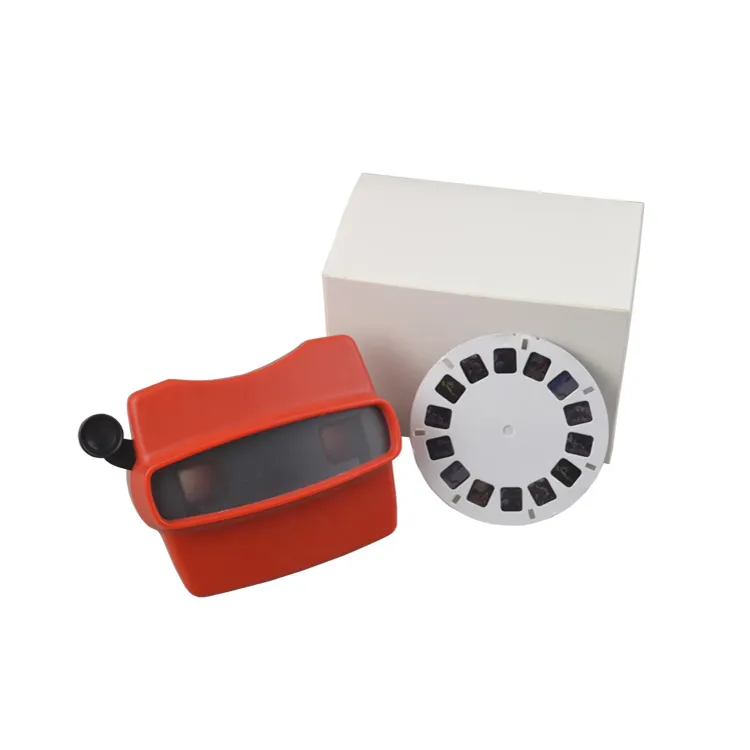 2023 Hot Selling Foto Viewer Speelgoed 3d Stereo Camera Speelgoed Set Onderwijs 3d Foto Viewer Met Rollen Voor Kinderen