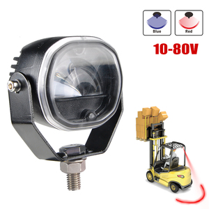 2024 OEM fabrika LED uyarı çalışma ışığı için kamyon Forklift kavisli kırmızı çizgi projektör ışığı satılık - Product Image 2