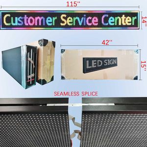 Segno pubblicitario con testo a scorrimento impermeabile per esterno P10 con schermo a LED a scorrimento Wireless WiFi accessibile - Product Image 4