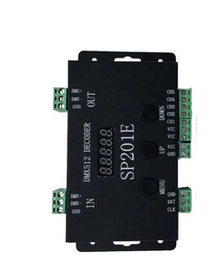 5-канальный DMX к SPI сигналу RGBIC светодиодный декодер контроллер WS2811 2813 SK6812 пикселей Светодиодная лента полноцветная SP201E DMX512 светодиодный декодер - Product Image 6