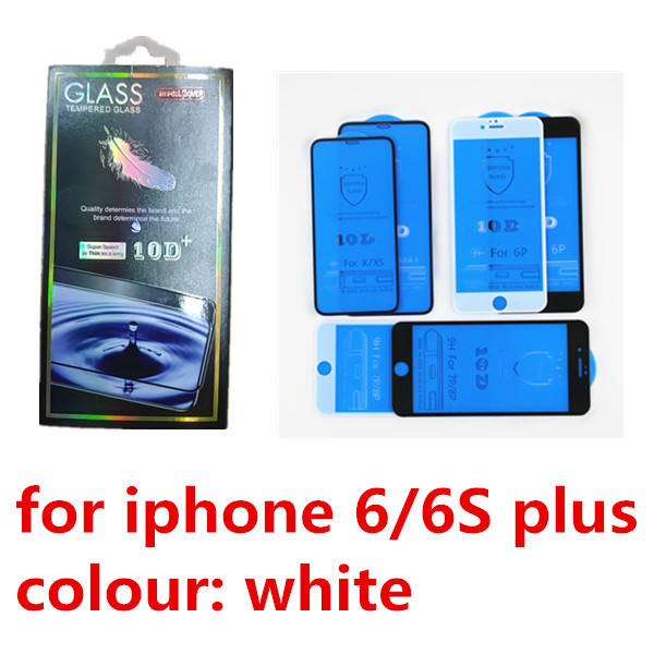 Per iphone 6/6S plus bianco con pacchetto di vendita al dettaglio