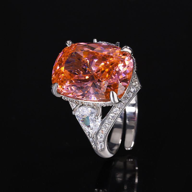 adjustable size Bird's Nest cut papalacha ring