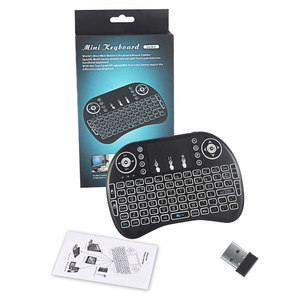 2023 vendita calda i8 2.4g air mouse mini tastiera wireless 7 colori LED retroilluminazione touchpad telecomando per Smart Android TV box - Product Image 6