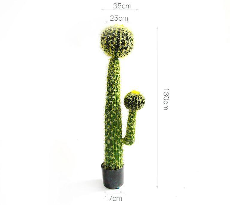 Con un macetero de 1 cactus bola de mano