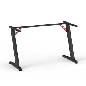 Mesa de Juegos de ordenador en forma de Z personalizada G25, escritorio de juego de estudio de altura fija eléctrica con gancho de luz RGB, portavasos para oficina en casa - Product Image 4
