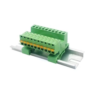 KF 2EDG-UKR-5.08MM ray montaj Plug-In Terminal bloğu 2EDGKD 15EDG-UKR vidasız ray yerleştirme KD fiş 2-24Pin - Product Image 2