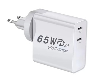 65W USB Type-C Wall Charger PD 3.0 Dual <strong>Port</strong> QC3.0 Fast Charger for iphone Type C Charging Station for MacBook Pro Air - Product Image 2