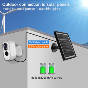 Home Battery Wireless WIFI or 4G <strong>Camera</strong> <strong>With</strong> Sim <strong>Motion</strong> Detection Rechargeable Night Vision Solar Panel APP - Product Image 2