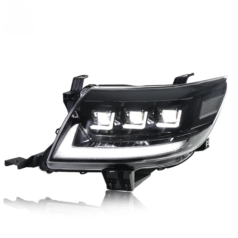 Three-lens LED headlights