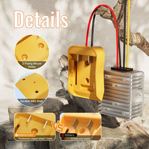 20V на 12V DC адаптер питания преобразователь с подключаемым колесным адаптером для 20V/18V литиевая батарея - Product Image 3