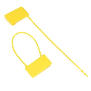 Nhựa an ninh ổ khóa con dấu thẻ dùng một lần làm xáo trộn hiển nhiên khóa nhãn không thấm nước có thể ghi vải giày Túi Khóa thẻ - Product Image 2