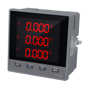 Medidor de frecuencia de energía de amperios de voltaje de pantalla LCD digital multifunción trifásica - Product Image 3