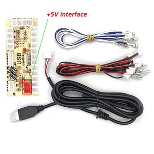 Diy Kit <span class=keywords><strong>Joystick</strong></span> Draadknop En Universele Seriële Buskabel Zero Delay Encoder Printplaat Voor Muntautomaten - Product Image 3