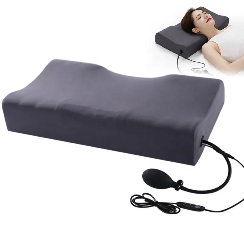 Vente en gros de mousse à mémoire de forme pour protéger la colonne cervicale, oreiller à température réglable pour le sommeil, oreiller de lit confortable et super doux