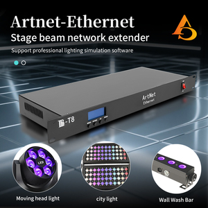 ตัวแยกสัญญาณ <span class=keywords><strong>DMX</strong></span> AICPOSE 8 ช่องสัญญาณ DMX512 ตัวถอดรหัสสัญญาณ 8 ช่องสัญญาณ ตัวขยายสัญญาณสำหรับไฟเวที - Product Image 5