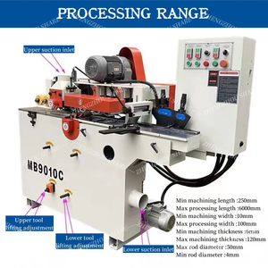 <strong>Automatic</strong> Round Wooden Stick <strong>Making</strong> <strong>Machine</strong> Solid Wood <strong>Handle</strong> Round Bar Stick <strong>Making</strong> <strong>Machine</strong> for Door Frame - Product Image 3