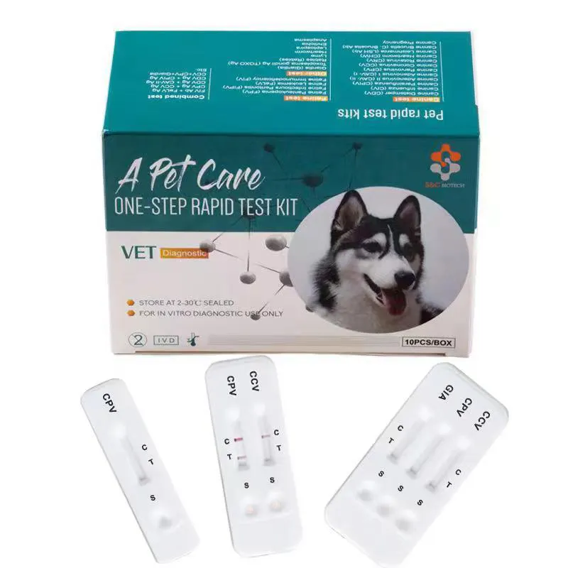 Kit de Test rapide pour chien et chat, équipement médical, Ehrlichia Ab + Lyme + anasma + babysie, chiens et chats