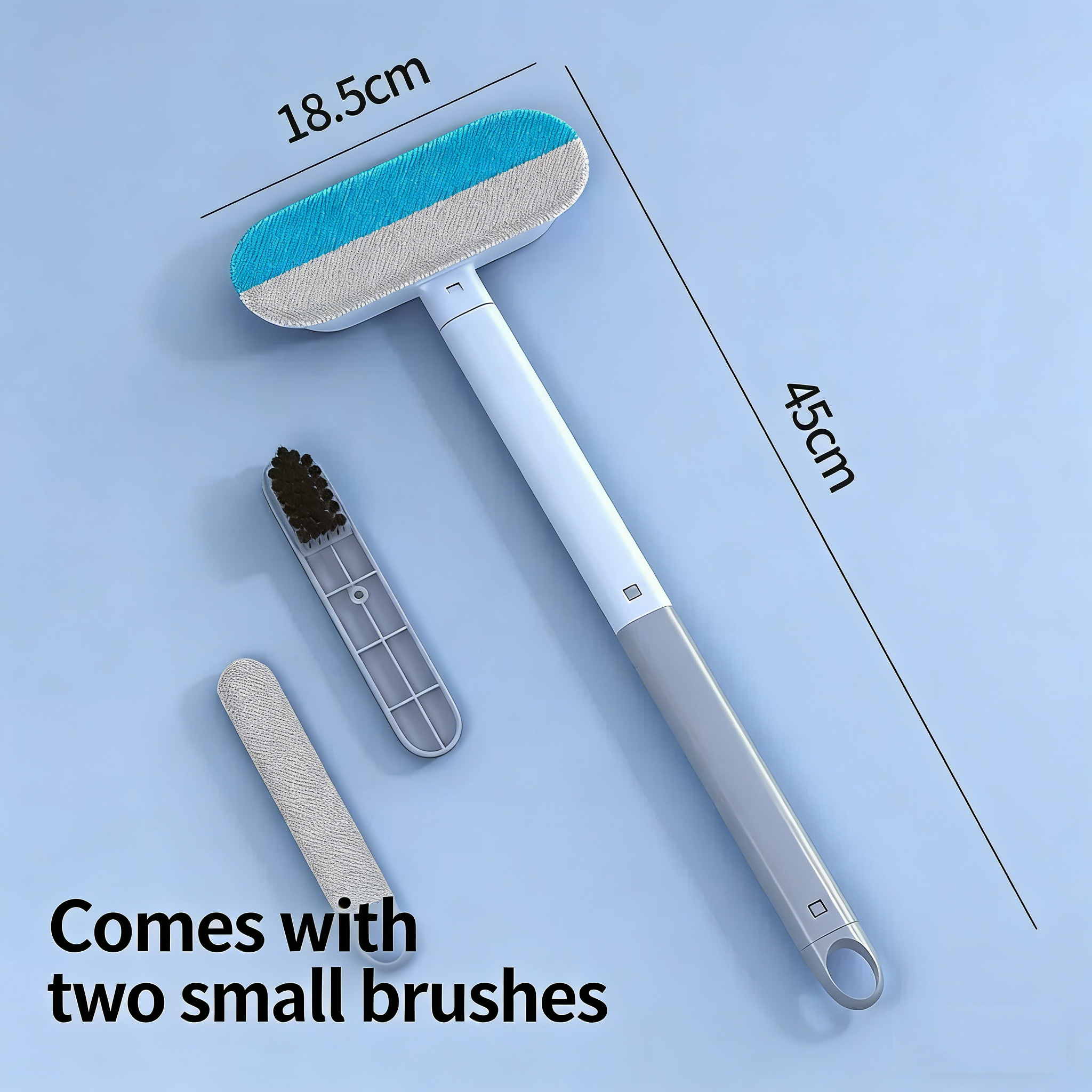 Brosse d'épilation pour animaux de compagnie bleue