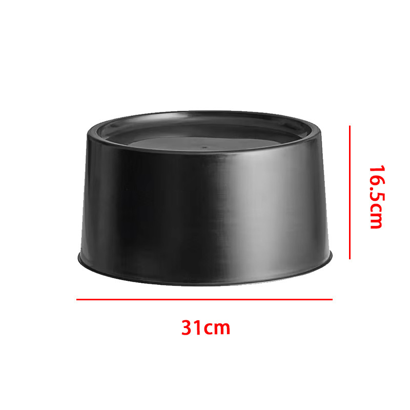 PP round juice bucket universal base