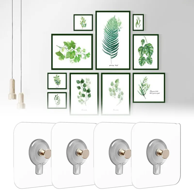 Niet-Geperforeerde Niet-Markerende Schroef Sticker Haak Kit Voor Huisdecoratie