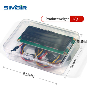 Modulo Display LCD 1602, 1602 LCD monocromatico con interfaccia seriale, scheda adattatore saldabile