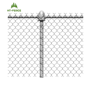 HT-FENCE 100ft 8ft 8 ayak 6 ayak galvanizli elmas çit siklon tel örgü zincir bağlantı çit - Product Image 6