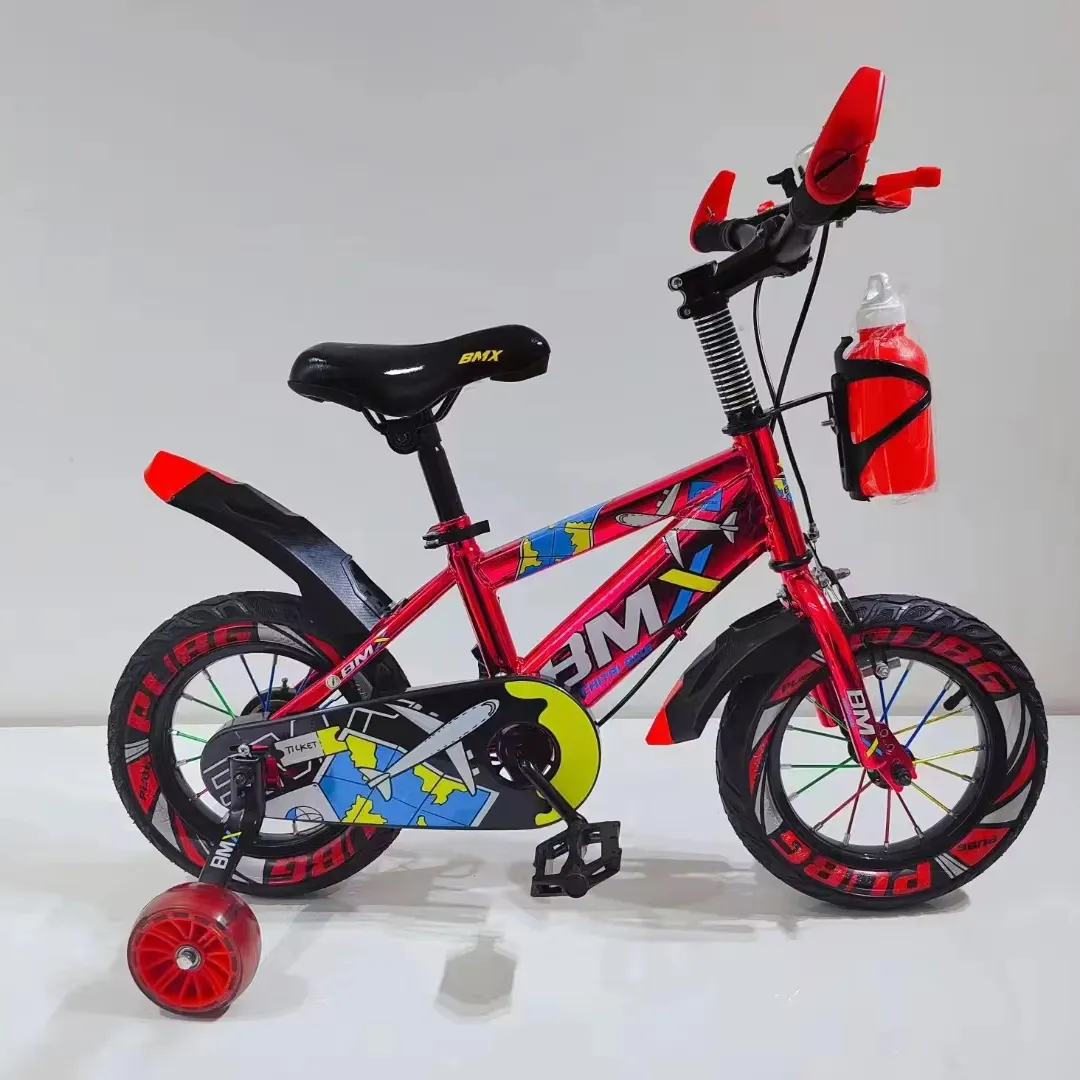 12 14 16 साइकिल लड़कों के लिए 8 साल के बच्चों के लिए बाइक बच्चों के लिए साइकिल/बेबी बाइक बिक्री इलेक्ट्रोप्लेट पेंटिंग फ़्रेम