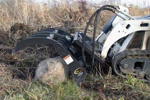 Skid chỉ đạo Bộ nạp cây log cỏ gốc vật lộn Rake cho Land thanh toán bù trừ và phá hủy, tùy chỉnh kích thước, Skid chỉ đạo Bộ nạp file đính kèm - Product Image 3