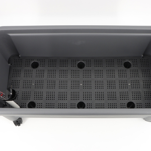2025Newest Movable Modern Plastic <strong>Planter</strong> with Lid Wheels Rectangular Self-Watering Plant Box for Floor Indoor Outdoor Decor - Product Image 4
