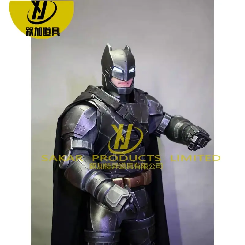 2021 नई डिजाइन पहनने योग्य यथार्थवादी batmans कॉस्टयूम Cosplay fullbody armors, कवच कॉस्टयूम, रोबोट सूट पार्टी मनोरंजन के लिए