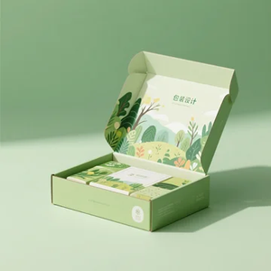 定制标志折叠平板纸板箱小运输包装邮件邮筒肥皂化妆品包装盒运输 - Product Image 2