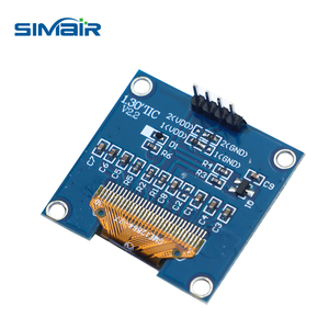 Modulo LCD OLED da 1.3 pollici, schermo OLED12864, luce blu con spille saldate 1106, interfaccia seriale I2C - Product Image 5