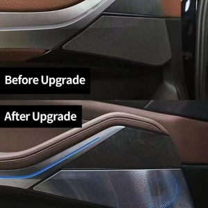 Araba orta kademe hoparlör kapağı ses Tweeter kapak BMW X5 G05 X7 G07 için renkli ortam ışığı - Product Image 5