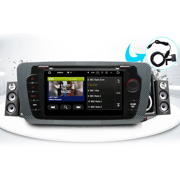 Junsun — autoradio avec lecteur Audio/vidéo, Android 8.1, 2-Din, Rds, pour Seat Ibiza (2009-2013), vente en gros