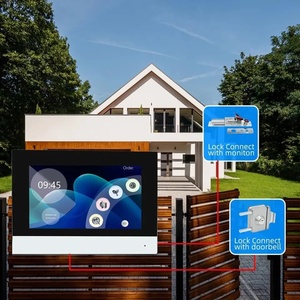 2 Wired 1080P WiFi Video <strong>Intercom</strong> <strong>System</strong> 7 Inch Touch Monitor 1080P Camera <strong>Motion</strong> <strong>Detect</strong> Door Phone Kit for Outdoor Use No - Product Image 1