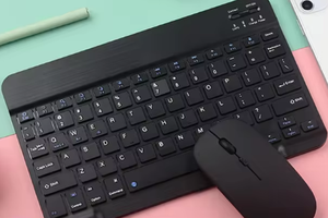 Venta al por mayor de teclado inalámbrico y ratón ultrafino de 10 y 7 pulgadas teclado inalámbrico combinado para Android Ios Windows - Product Image 5