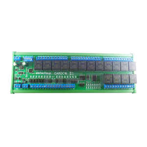 CAROC16 12V/24V 16-CH DI-DO CAN Fieldbus Relay <strong>Module</strong> RS485 <strong>Modbus</strong> RTU PLC IO Expansion Board <strong>Digital</strong> <strong>Input</strong> CAN Relay CAROC16
