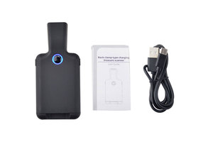 Lector de escáner de código de barras de código móvil QR inalámbrico de respaldo de mano para teléfonos IOS y Android