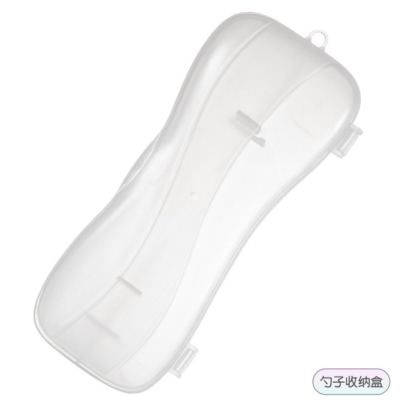 Transparent double-compartment storage box