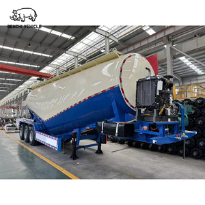 45cbm 60 <strong>Ton</strong> Powder Tanker Dry Silo Bulk <strong>Cement</strong> <strong>Bulker</strong> tank <strong>30</strong>/45/50 Cbm Bulk <strong>Cement</strong> Tank Trailer