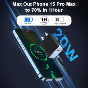 <strong>Manufacturers</strong> <strong>Usb</strong>-c Charger US Plug 20w Ulta-thin <strong>Usb</strong> Travel Charger for <strong>Smart</strong> Mobile Device Charging - Product Image 2