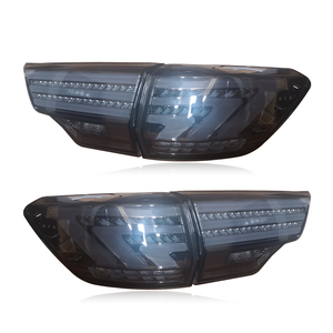 Park lambaları <span class=keywords><strong>LED</strong></span> kuyruk işık arka lambası DRL + fren + parkı + sinyal araba Styling Toyota Highlander Kluger 2015 2016 2017 2018 2019