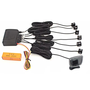Universal 6 uds SISTEMA DE Sensor de aparcamiento de coche con pantalla LCD zumbador alarma detección inversa 6 sensores Kit de Sensor de aparcamiento impermeable - Product Image 6