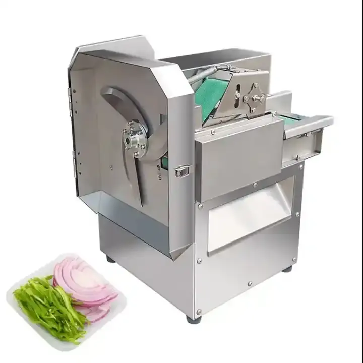 Máquina de fazer salada de frutas picadas multifuncional, triturador industrial, cortador de frutas e vegetais