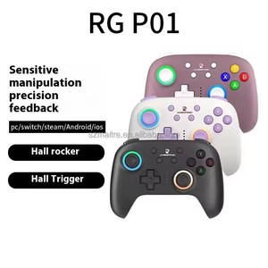 ANBERNIC RG P01 Controller Kabel gebundenes drahtloses Gamepad mit RGB-Lichteffekt-Joystick BT-Game controller für PC Android IOS - Product Image 2