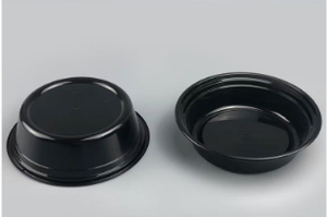 Disposable Microwave Safe <strong>Rectangular</strong> Take Away Food <strong>Container</strong> <strong>Lids</strong> Transparent Black 500ml--2000ml Capacity Injection Storage - Product Image 2