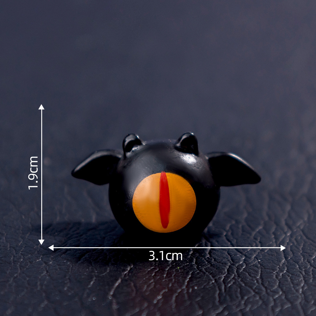 colorful Three one-eyed bats